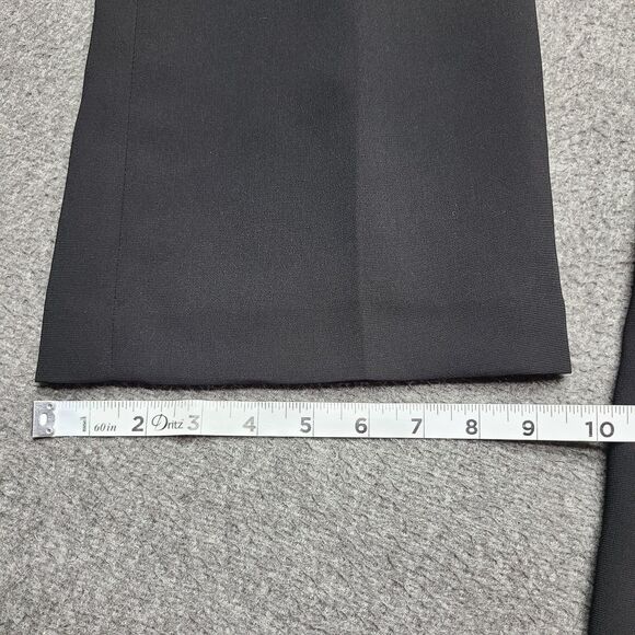 Kasper Pants Womens 10 Petite Black Classic Fit Kate Dress Career Trousers Lined - Picture 3 of 14